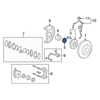 Honda OE - Wheel Bearing Snap Ring
