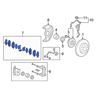 Honda OE - Front Disc Brake Pad Set