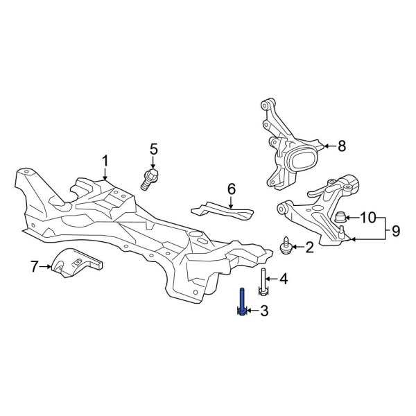 Engine Cradle Bolt