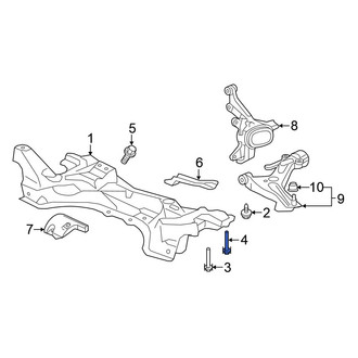 Honda OE - Engine Cradle Bolt