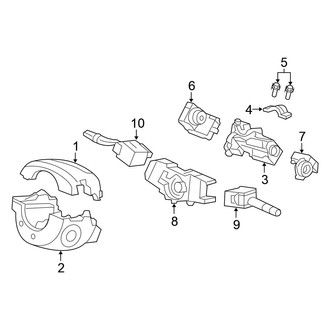 Honda OE - Steering Column - Shroud, Switches & Levers
