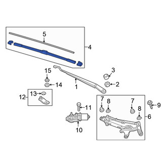 Honda OE - Front Left Wiper Blade