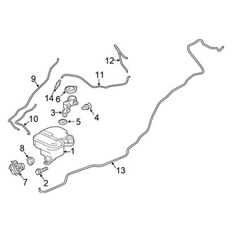 Honda OE - Windshield - Wiper & Washer Components (Washer Components)