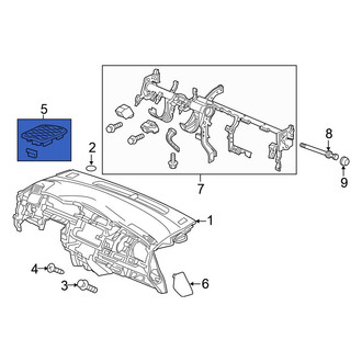 Honda OE - Front Right Speaker Cover