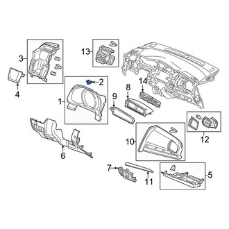 Honda OE - Instrument Cluster Bezel Clip
