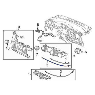 Honda OE - HVAC Heater Control Cable