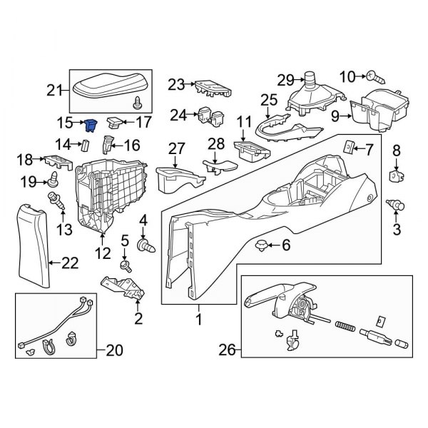 Audio Auxiliary Jack Trim Plate