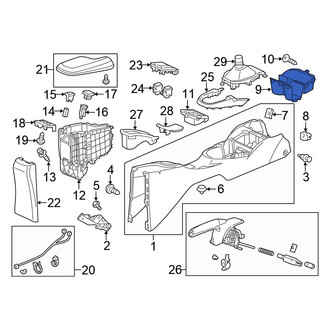 Honda OE - Console Cup Holder