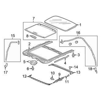 Honda OE - Roof - Sunroof