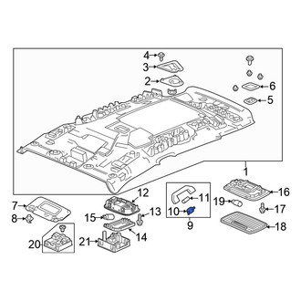 Honda OE - Interior Grab Bar Cap
