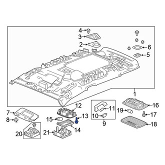 Honda OE - Reading Light Bolt