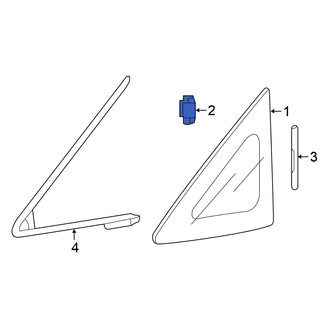 Honda OE - Vent Window Glass Clip