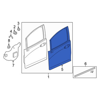 Honda OE - Front Right Outer Door Outer Panel