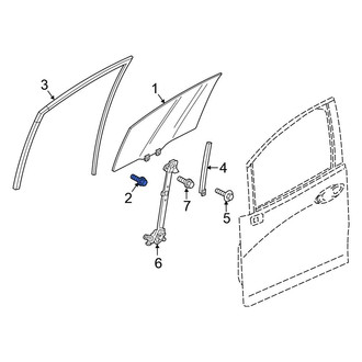 Honda OE - Door Glass Bolt