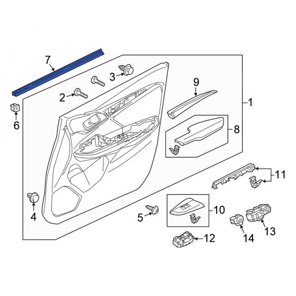 Door Window Belt Weatherstrip