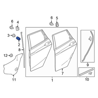 Honda OE - Rear Door Stop