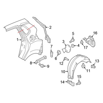 Honda OE - Quarter Panel & Components