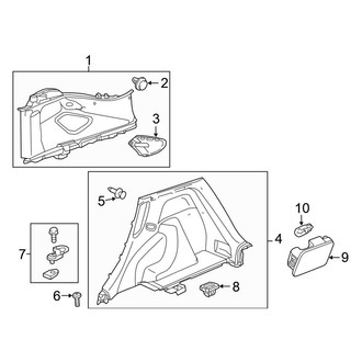 Honda OE - Quarter Panel - Interior Trim