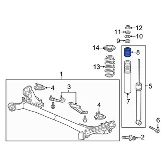 Honda OE - Rear Jounce Bumper