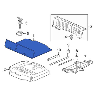 Honda OE - Rear Floor Storage Compartment Lid