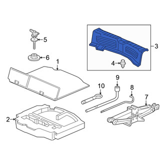 Honda OE - Rear Liftgate Trim Scuff Plate
