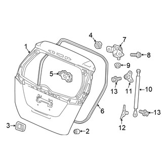 Honda OE - Lift Gate - Gate & Hardware