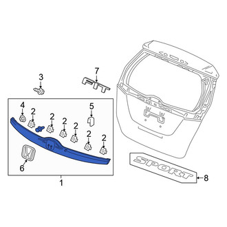 Honda OE - Rear Liftgate Finish Panel