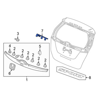 Honda OE - Rear Hatch Emblem