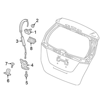 Honda OE - Lift Gate - Lock & Hardware