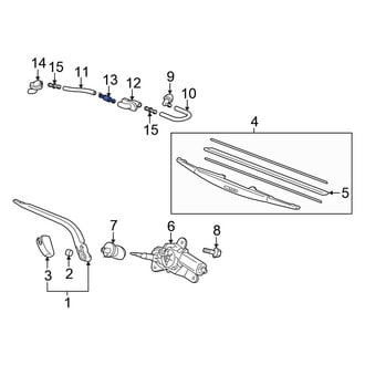 Honda OE - Rear Windshield Washer Check Valve