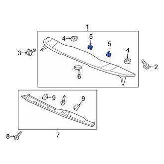 Honda OE - Spoiler Nut