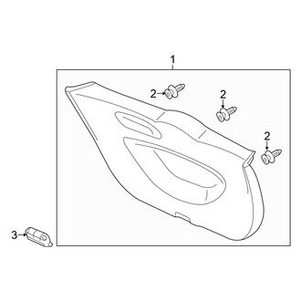 Honda OE - Lift Gate - Interior Trim