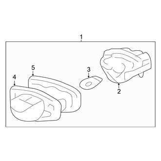 Honda OE - Rear Lamps - License Lamps