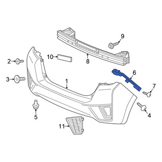 Honda OE - Rear Right Bumper Guide