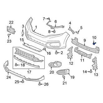 Honda OE - Bumper Impact Bar Bolt