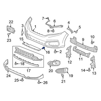 Honda OE - Valance Panel Screw