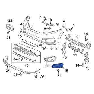 Honda OE - Front Left Grille