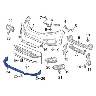 Honda OE - Front Lower Spoiler