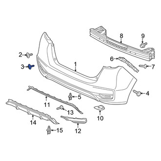 Honda OE - Bumper Cover Bolt