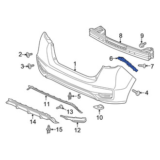 Honda OE - Rear Left Bumper Guide