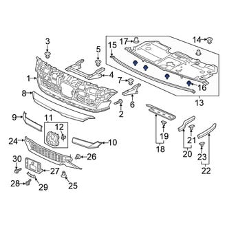 Honda OE - Hood Seal Clip