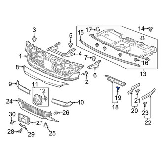 Honda OE - Grille Retainer