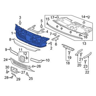 Honda OE - Front Upper Grille
