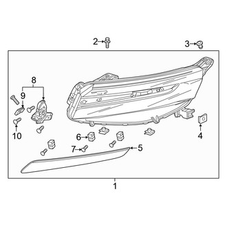 Honda OE - Front Lamps - Headlamp Components (PLUG-IN HYBRID EV-GAS (PHEV))