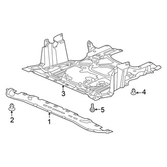 Honda OE - Radiator Support - Splash Shields (PLUG-IN HYBRID EV-GAS (PHEV))