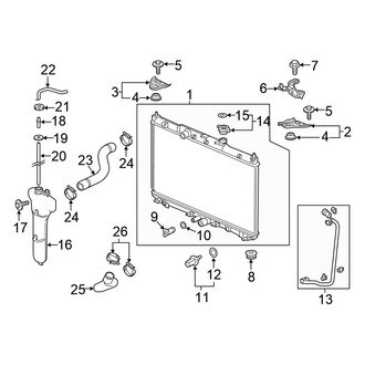 Honda OE - Cooling - Radiator & Components (Engine Cooling)