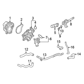 Honda OE - Cooling - Water Pump (Engine Cooling), (Plug-In Hybrid / Plug-In Hybrid Touring)