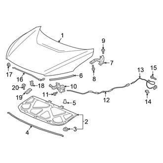Honda OE - Hood & Components (PLUG-IN HYBRID EV-GAS (PHEV))