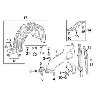 Honda OE - Fender Clip