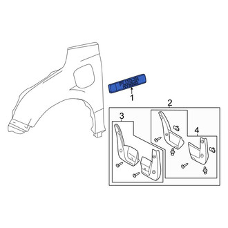 Honda OE - Front Right Fender Emblem